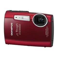 Olympus Mju-TOUGH-3000 Digitalkamera (12 Megapixel, 3,6-fach Zoom, 6,9 cm (2,7 Zoll) Display, 3m wasserdicht, 1GB intern Speicher) Oxide Red