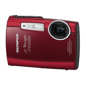 Olympus Mju-TOUGH-3000 Digitalkamera wasserdicht (12 Megapixel, 3,6-fach Zoom, 6,9 cm (2,7 Zoll) Display, 3m wasserdicht, 1GB intern Speicher) Oxide Red