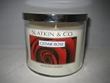 Bath & Body Works Slatkin & Co. Cedar Rose 3-wick Candle
