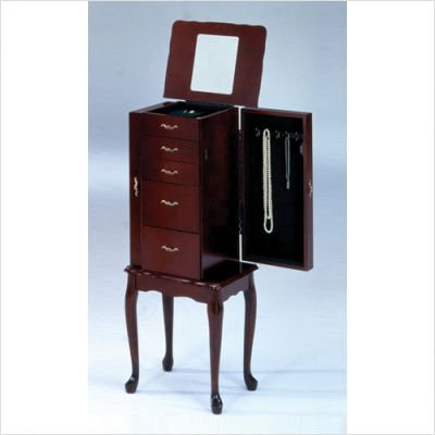 Small Jewelry Armoire in Cherry