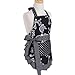 Flirty Aprons Girl's Original Sassy Black Apron