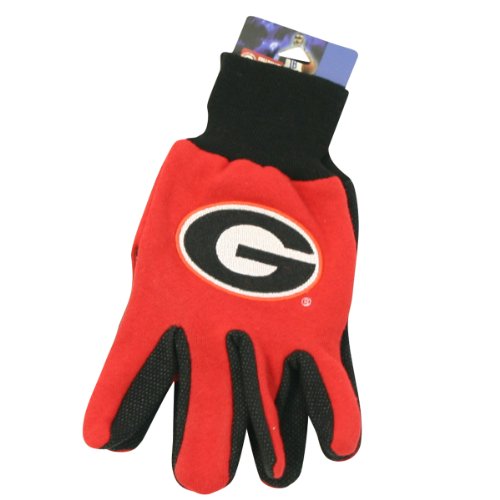 Georgia Bulldogs Jersey Gloves (One Size Fits Most Ages 16+)
