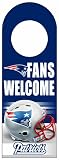 NFL New England Patriots Wood Door Hanger