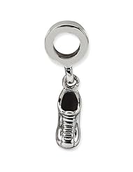 Reflection Beads Silver Sport Shoe Sports Dangle