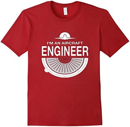 Men's Aircraft Engineer Shirts 2XL Cranberry
