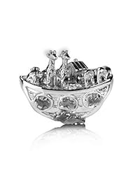 Best Gift, Sterling Silver Noahs Ark Charm , Fits Pandora and All Brands Charm Bracelets and Necklaces.