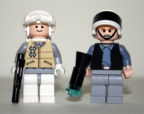 LEGO Star Wars - 2 Minifiguren: HOTH REBEL 4 plus Rebel Scout Trooper jeweils mit Waffe