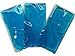 3 Count: Generic Uncovered Freezable Gel Ice Packs for Sports, Injuries, and Cold Therapy (4 IN X 7 IN)