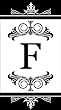 Monogram Regalia Guest Towel - F