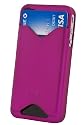 Case-Mate iPhone4 専用 カードホルダー付ハードケース ID Case マット・ホット・ピンク CM011682