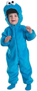 Cookie Monster Deluxe Two-Sided Plush Jumpsuit Costume (12-18 months)