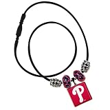 MLB Philadelphia Phillies Life Tiles Necklace with Beads