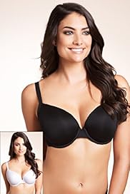 2 Pack DD G Underwired Padded T Shirt Bras