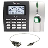 Fingertec TA100/ TA102 Fingerprint Series Time Clock with Serial to USB Adapter Cable