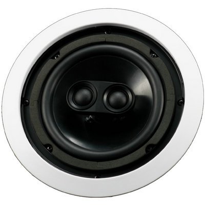 Audiosource Custom 8 Dual Mono Ceiling Speaker Dual Mono Feature 8/16 Ohm Impedance New
