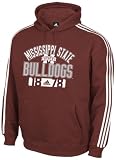 Mississippi State Bulldogs adidas Maroon 3-Stripe Hoodie