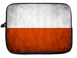 Poland Flag Laptop Sleeve - Note Book sleeve - Apple iPad - Apple iPad 2 - Android sleeve - can be used for for Fujitsu, Kindle, Samsung, Dell, Acer, ASUS Eee PC, Gateway, HP, Sony, Compaq, IBM, Mac, Sharp, Toshiba models - Unisex - Ideal gift for all occassions!