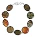 STERLING SILVER 7.5" OVAL AND COIN SHAPE title=