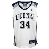 Connecticut Huskies (UConn) #34 White Rebound Basketball Jersey