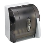 Paper Towel Dispenser, Push Paddle, 10-1/3Wx12Dx14H, Translucent Smoke GEP54338