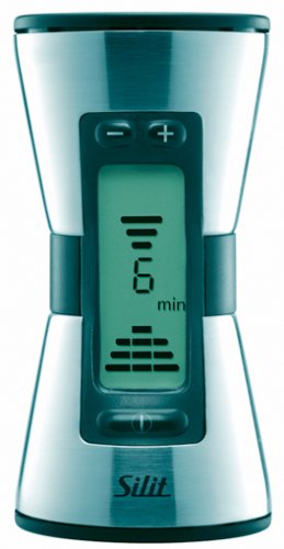 Silit 68001501 Kurzzeitmesser Diavolo Edelstahl Rostfrei 18/10 satiniert, Höhe: 9,5 cm