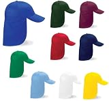 CHILDRENS LEGIONNAIRE HAT CAP 100% COTTON - 9 COLOURS