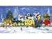 Linda Picken Puppy Train Jigsaw Puzzle 500pc