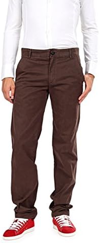 Thomas Burberry Chino Pants , Color: Dark Brown, Size: 42
