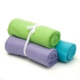 Living Textiles Baby SHERBERT 3PK MUSLIN WRAPS - SHERBERT