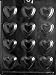 MEDIUM HEART Valentine Candy Mold chocolate