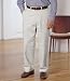 Wrinkle-Resistant Cotton Twill Plain Front Pants