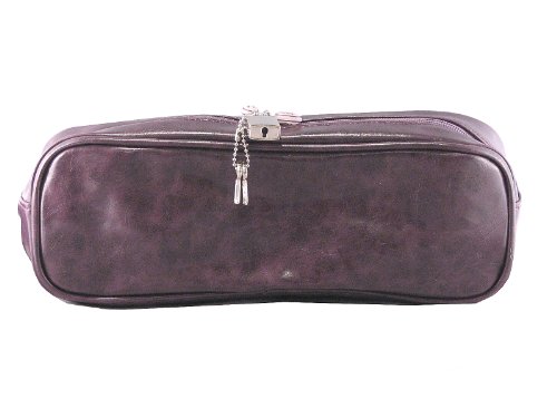 For Your Nymphomation Foot Long Adult Toy Case, Purple Faux Leather, Purple