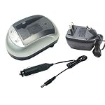TechPower Premium Battery Charger for HP Photosmart R707 & R725 Digital Camera