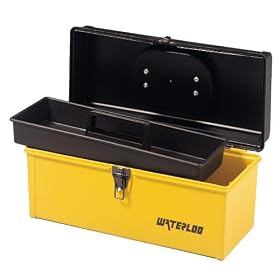 Waterloo HP1641 16-3 4-Inch Long by 7-1 2-Inch Wide by 7-2 3-Inch High Plastic Tool Box with Tray by Waterloo