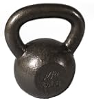 J Fit 30-Pound Cast Iron Kettlebell,...