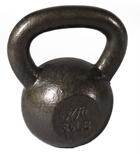 J Fit 50-Pound Cast Iron Kettlebell