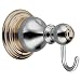 American Standard 8040.210.228 Prairie Field Robe Hook, Polished Chrome with Brass Accents
