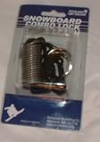 Lock leash snowboard combo two in one! leash and lock NEW!