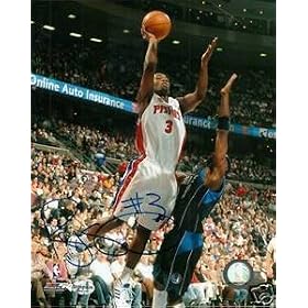 Rodney Stuckey Signed Detroit Pistons Home 8x10 Photo