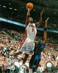 Rodney Stuckey Signed Detroit Pistons Home 8x10 Photo