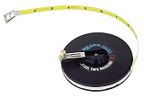 Keson ST10010 100 Closed-Metal House Steel Tape, Measures in Feet, Inches, and 10ths