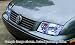 Volkswagen Jetta headlight cover film by LaminX 99-05 Volkswagen Jetta headlight white-optic blue film - VW Jetta IV - Headlight deflector shields
