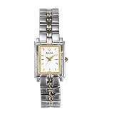 Bulova Ladies Square Two-Tone Bracelet Watch #98T78 by Bulova