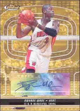 2005-06 (2006) Topps Finest Basketball Cards Sealed Hobby Box 18 packs including 3 autographs or Jersey Cards + Rookie Draft Pick Cards, Refractors, Dwyane Wade BoxTopper & More!!