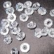 6mm Faceted Plastic Rondelle Bead, Crystal, 480/Pkg