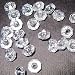 6mm Faceted Plastic Rondelle Bead, Crystal, 480/Pkg
