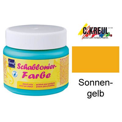 Home Design 74303 - Schablonierfarbe Sonnengelb 150 ml im Preisvergleich 
