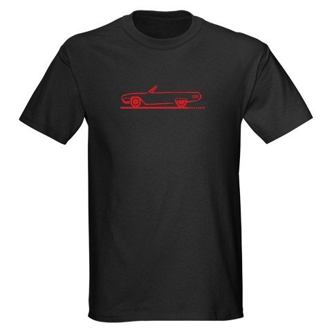 1961 Ford Thunderbird Convertible Hobbies Dark T-Shirt by CafePress
