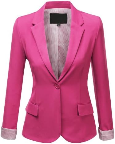 J.TOMSON Womens Boyfriend Blazer
