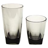 Plastic Drinkware Set of 12 - Smoke